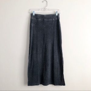 Bass Grey Knit Long Skirt